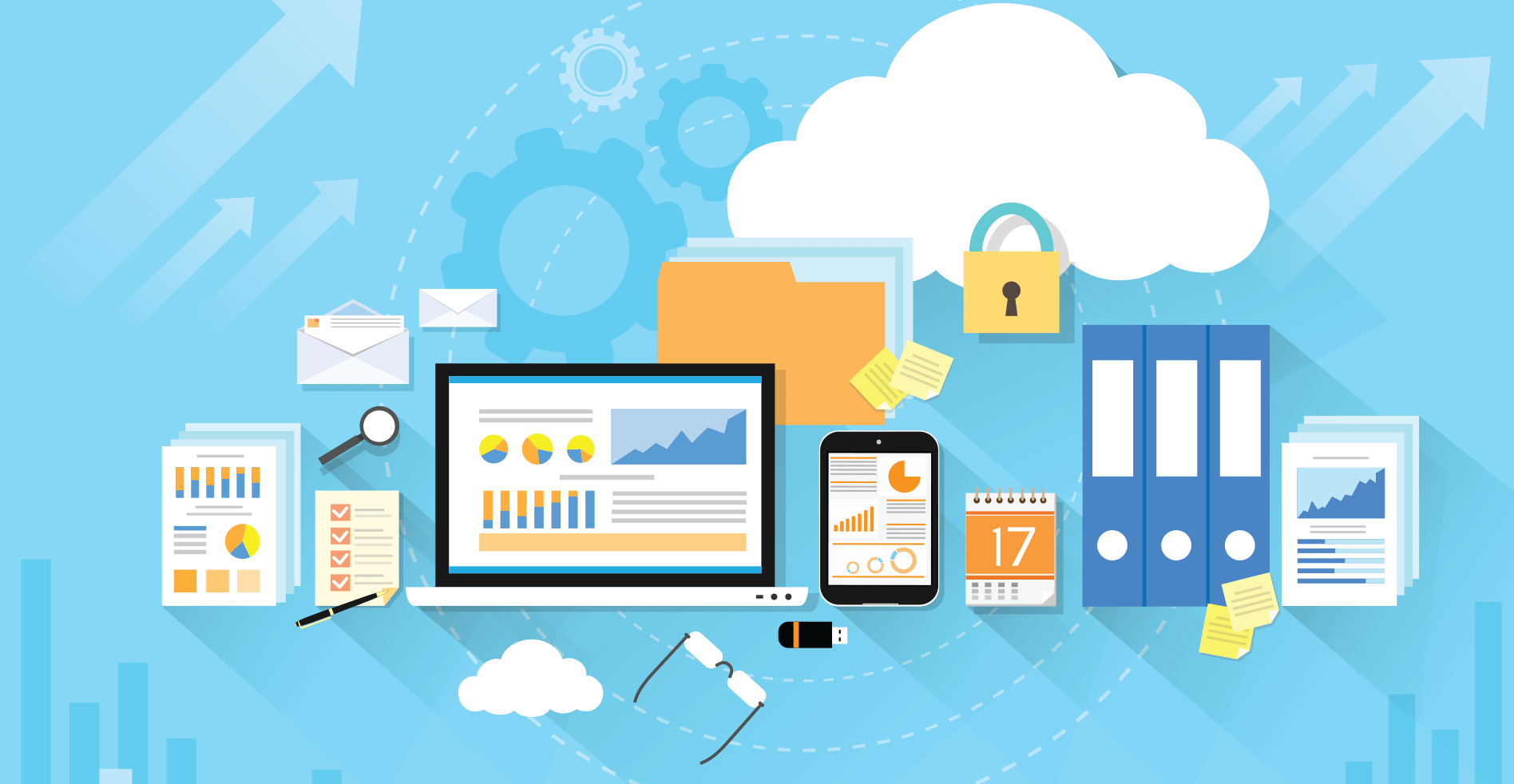 Online data storage is more helpful for business